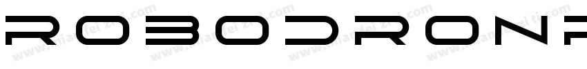 RobodronRegular Regular字体转换